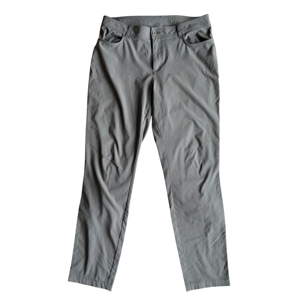 Columbia Womens Grey Hiking Outdoor Fishing Travel Pants Size 14 Regular